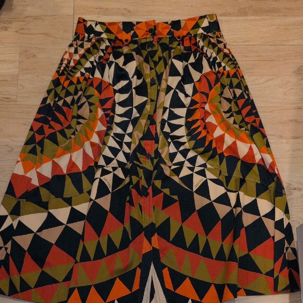 Farm Rio Black Heart Deco Skirt